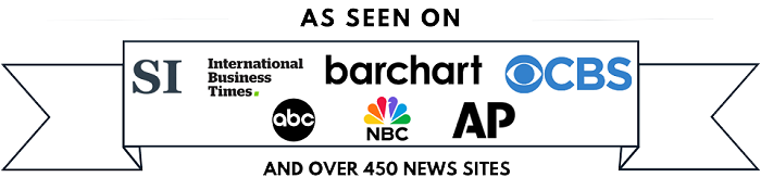 NBC, ABC, CBS, News banner with press logos